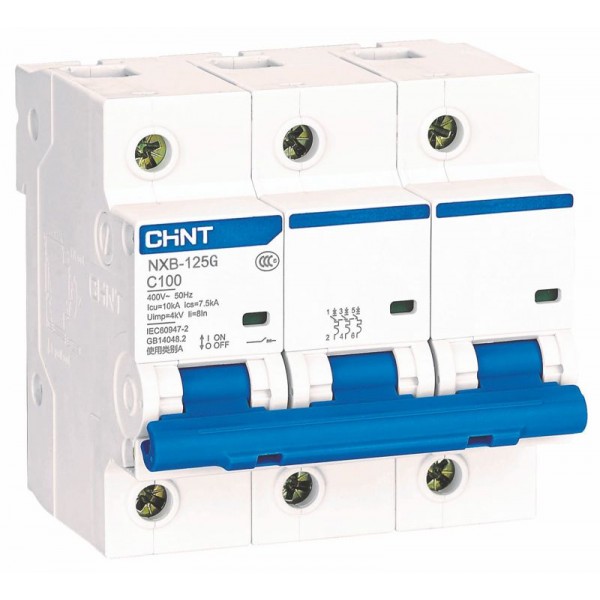 Автоматический выключатель NXB-125 3P C125 10 кA (816143)