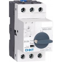 Автоматы защиты двигателя Chint NS2-25X 0.63-1A с поворотной ручкой (495180)