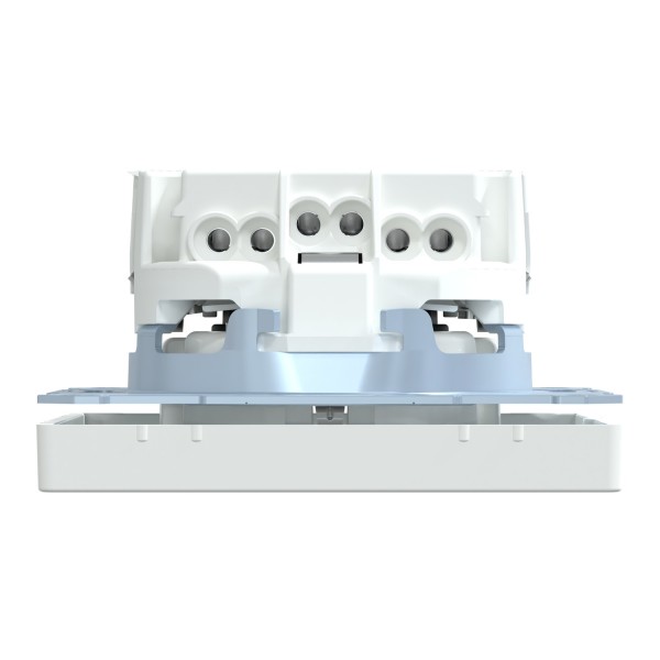 D-Life Розетка с заземлением и шторкой Белый лотос (MTN2300-6035)