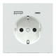 D-Life Розетка 16 A USB A+C 3 A, Белый лотос (MTN2367-6035)