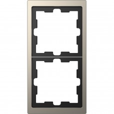 D-Life Рамка 2-постовая Никель (MTN4020-6550)