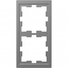 D-Life Рамка 2-постовая Нержавеющая сталь (MTN4020-6536)