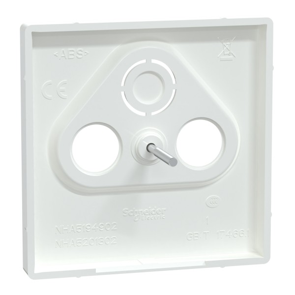 D-Life Центральная накладка розетки TV Белый лотос (MTN4123-6035)