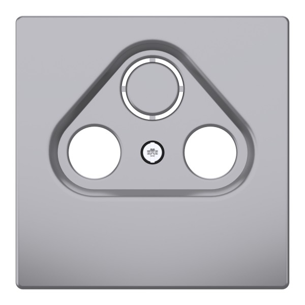 D-Life Центральна накладка TV розетки Нержавіюча сталь (MTN4123-6036)