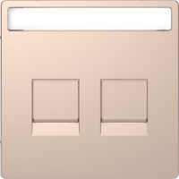 D-Life Центральна накладка 2-модульний роз'єм Шампань (MTN4564-6051)