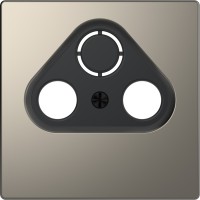 D-Life Центральная накладка TV Розетка Никель (MTN4123-6050)