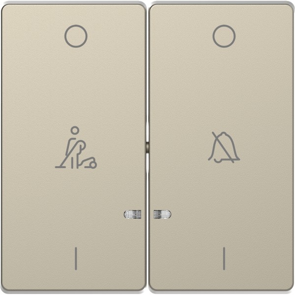 D-Life Клавиша 2-на LED дв/эт. Сахара (MTN3429-6033)