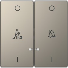 D-Life Клавиша 2-на LED дв/эт. Никель (MTN3429-6050)