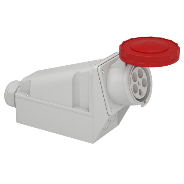 Розетка настенная кор. 125А 3P+N+E IP67 415 (81195)