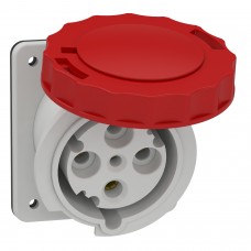 Розетка силовая угловая 63А 3P+E IP67 415В (81282)