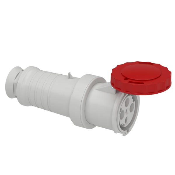 Розетка кабельная винтовая 63А 3P+E IP67 415В (81482)