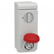 Розетка UNIKA с блоком 16A 3P-E (83085)