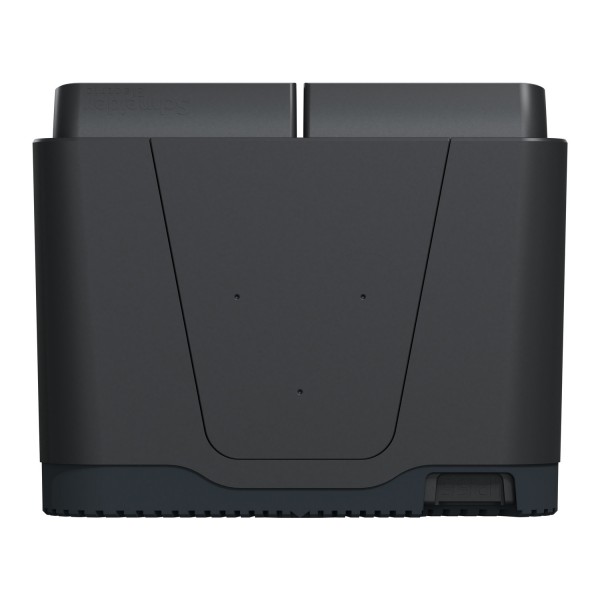 Двоклавішний перемикач IP55 Mureva Styl, сх.6+6, поверх. монтаж, чорний (MUR35022)