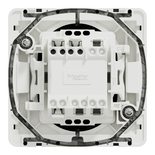 Механізм перемикача IP55 Mureva Styl, сх.6, чорний (MUR37021)