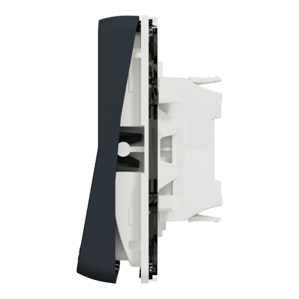 Механізм перемикача IP55 Mureva Styl, сх.6, чорний (MUR37021)