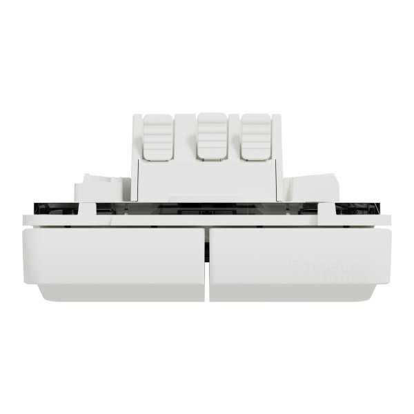 Двоклавішний перемикач IP55 Mureva Styl, сх.6+6, поверх. монтаж, білий (MUR39022)