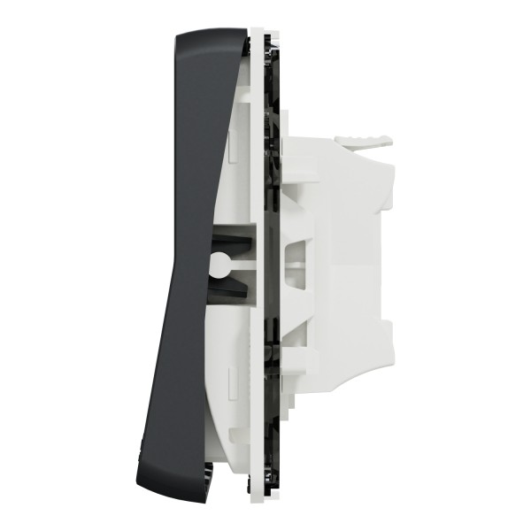 Механізм кнопкового вимикача IP55 Mureva Styl, чорний (MUR35027)