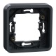Рамка одноместная горизонтальная IP55 Mureva Styl, черная (MUR34107)