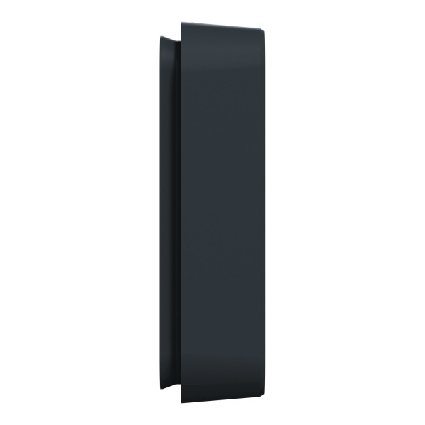Рамка трехместная горизонтальная IP55 Mureva Styl, черная (MUR34109)