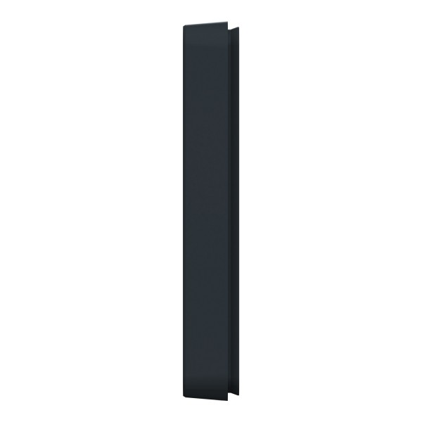 Рамка двомісна вертикальна IP55 Mureva Styl, чорна (MUR34151)