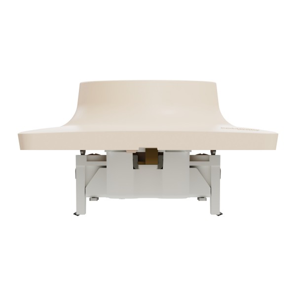 Розетка двойная с заземлением и шторками, винтовые зажимы, бежевая Unica New (NU206744)