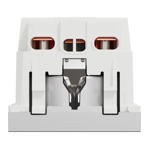 Розетка с ж/к со шторками 16А винтовые зажимным алюмом (N30U3037)