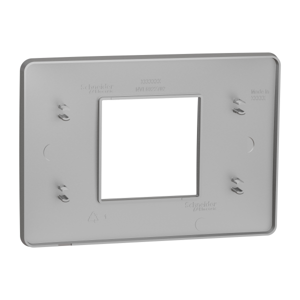 Рамка 2-модульна Unica New, алюміній (NU210230)