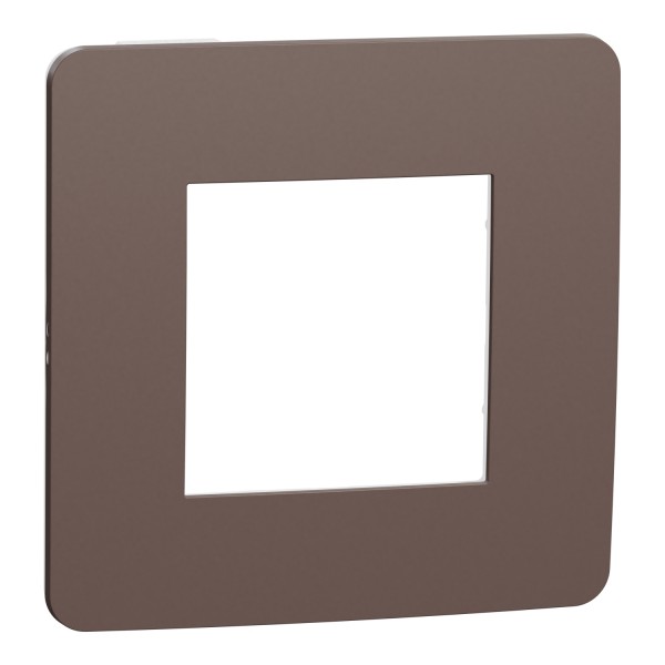 Рамка 1-постова Unica New, Шоколад/антрацит (NU280217)