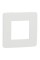 Рамка 1-постова Unica New, Білий/білий (NU280218)