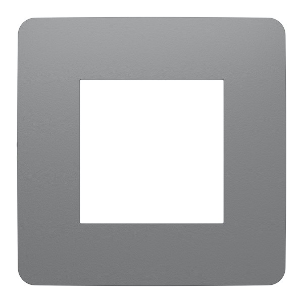 Рамка 1-постова Unica New, Димчато-сірий/білий (NU280221)