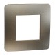 Рамка Unica Studio Metal, 1 постова, 1 x 2 модуля, бронза або беж (NU280251M)