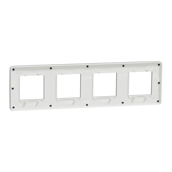 Рамка 4-постова Unica New, Димчато-сірий/білий (NU280821)