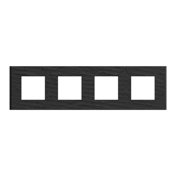 Рамка 4-постова Unica Deco Material, камінь (NU600877)