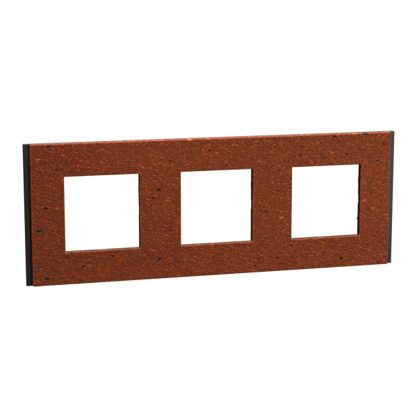 Рамка 3-постова Unica Deco Material, теракотовий (NU600671)