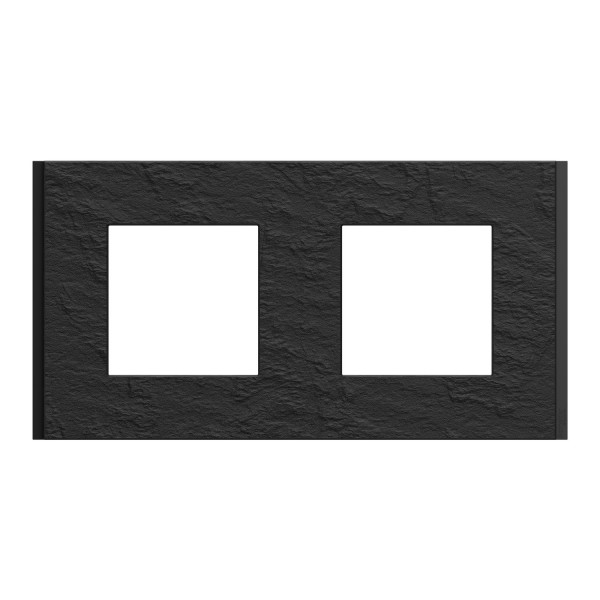 Рамка 2-постовая Unica Deco Material, камень (NU600477)