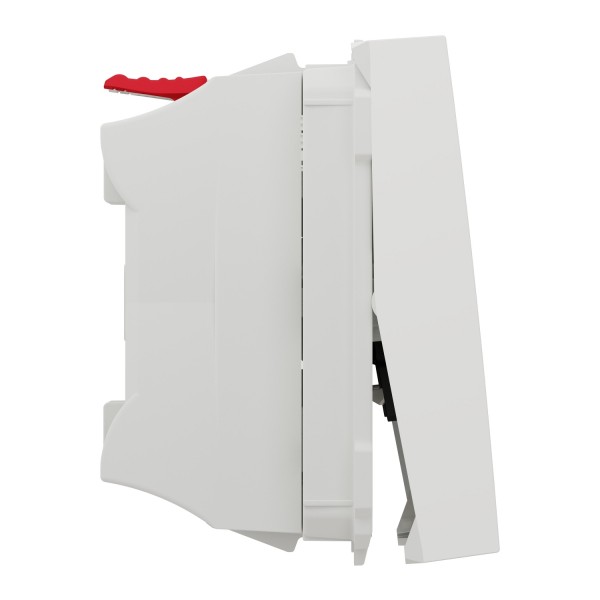 Выключатель 1-клавишная схема 1, 10А модули 2 белый (NU320118)