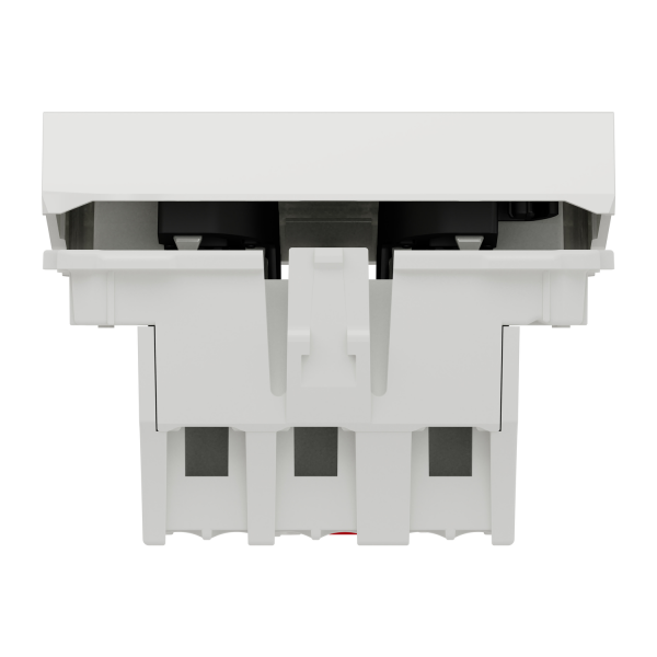 Выключатель 1-клавишная схема 1, 10А модули 2 белый (NU320118)