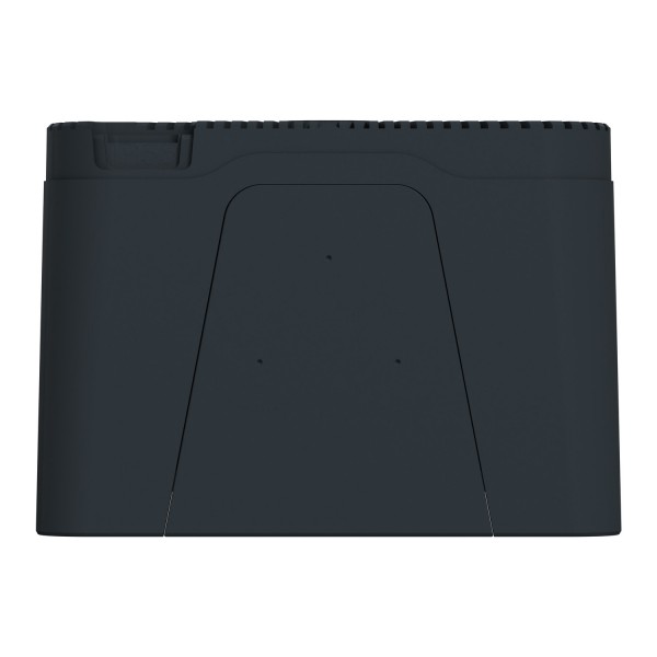 Подвійний блок для поверхневого монтажу IP55 Mureva Styl, вертикальний, чорний (MUR37912)