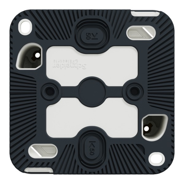 Одномісний бокс для накладного монтажу IP55 Mureva Styl, універсальний, білий (MUR39911)