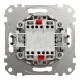 Двухклавишный переключатель Бежевый Sedna Design (SDD112108)
