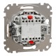 Двухклавишный переключатель Бежевый Sedna Design (SDD112108)