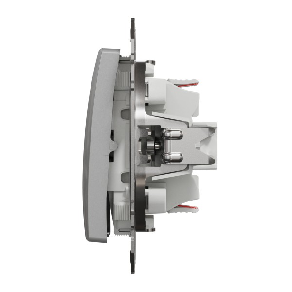 Двухклавишный переключатель Алюминий Sedna Design (SDD113108)