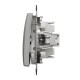 Двухклавишный переключатель Алюминий Sedna Design (SDD113108)