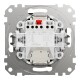 Двухклавишный выключатель с синей LED подсветкой 10 АХ Венге Sedna Elements (SDD181105L)