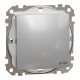 Одноклавишный выключатель, 10АX, IP44, алюминий, Sedna Design & Elements (SDD213101)