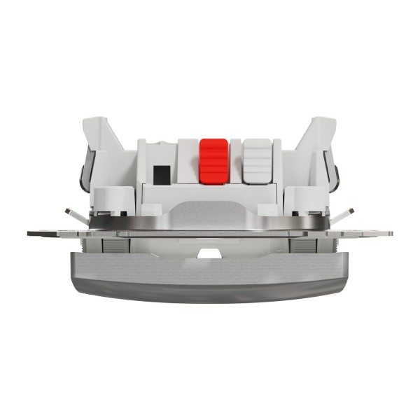 Одноклавишный выключатель, 10АX, IP44, алюминий, Sedna Design & Elements (SDD213101)