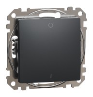 Двополюсний вимикач, Чорний, Sedna Design (SDD114102)