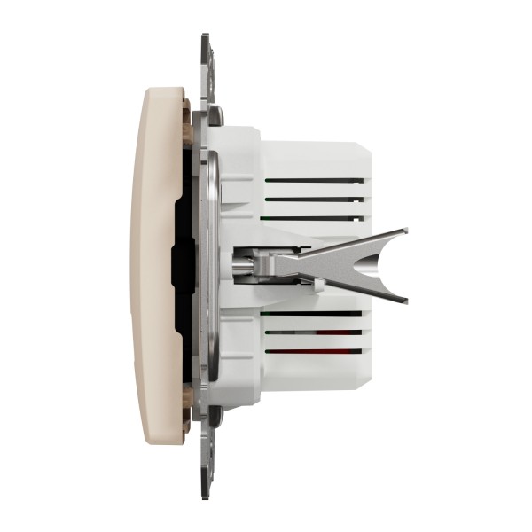 USB розетка тип A+A 2,1A Бежевий Sedna Design (SDD112401)