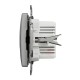 USB розетка тип A+A 2,1A Алюминий Sedna Design (SDD113401)
