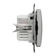 USB розетка тип A+A 2,1A Алюминий Sedna Design (SDD113401)